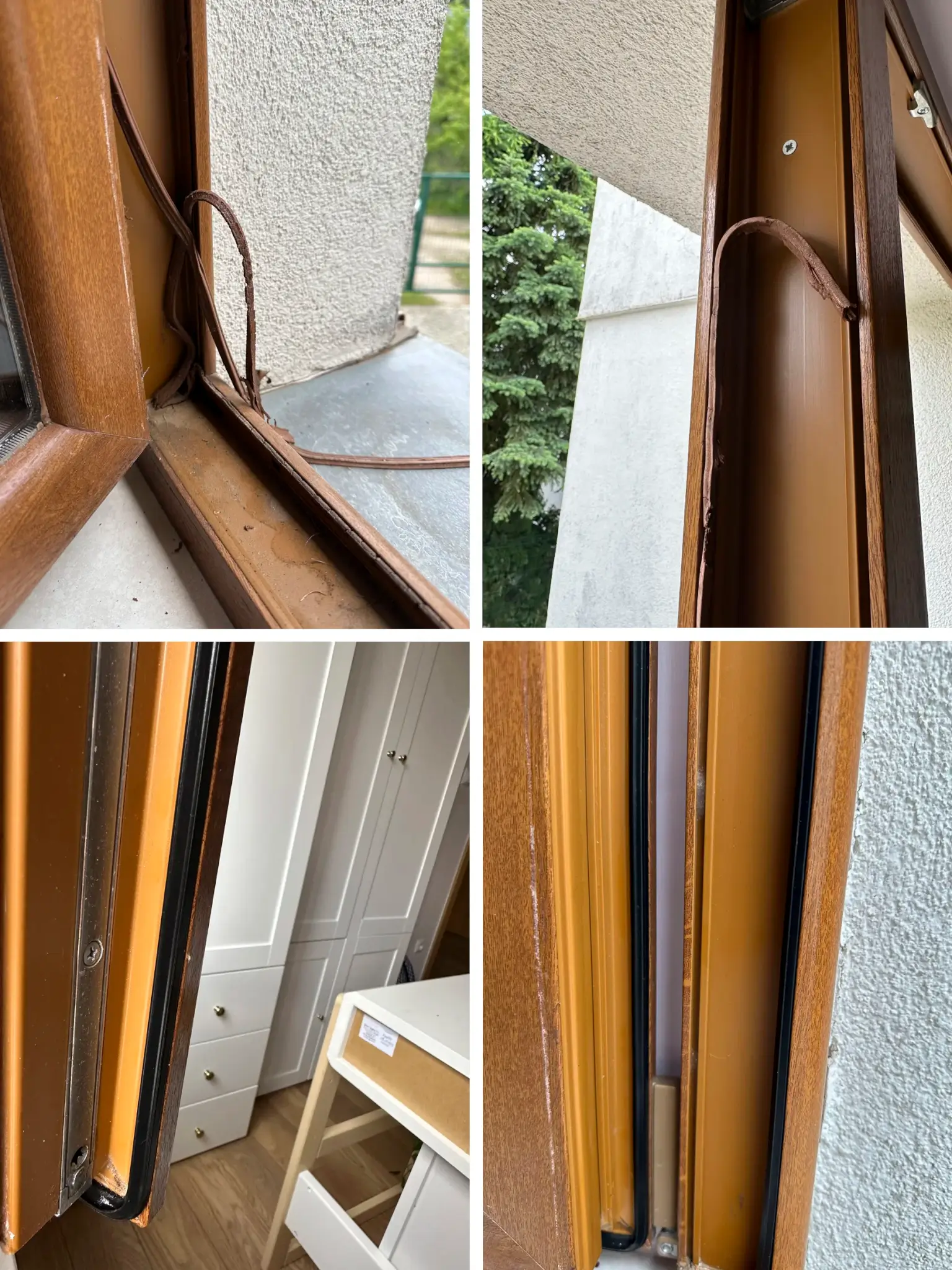 Wymiana zniszczonej uszczelki w oknie plastikowym